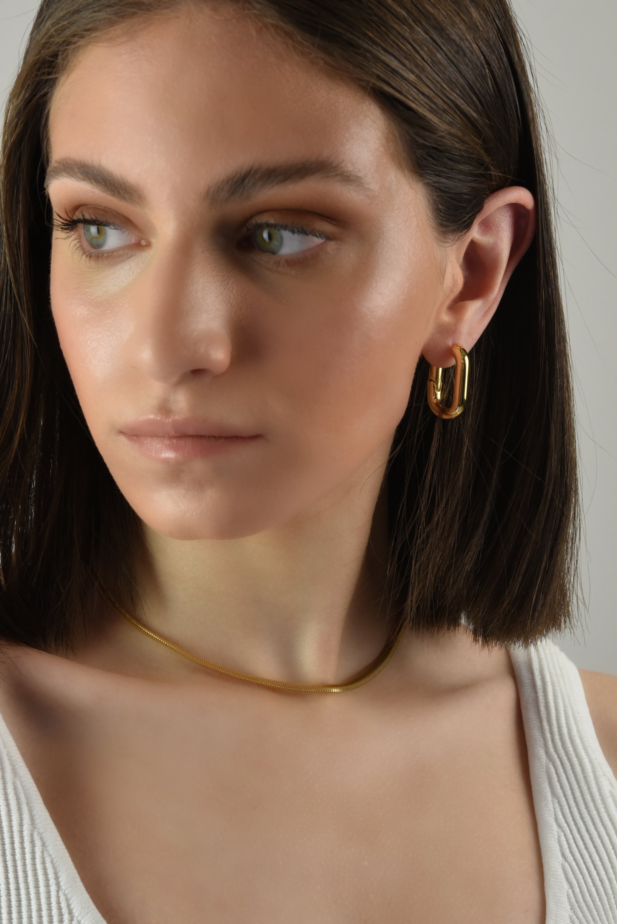 50th Snake Bold Gold Necklace