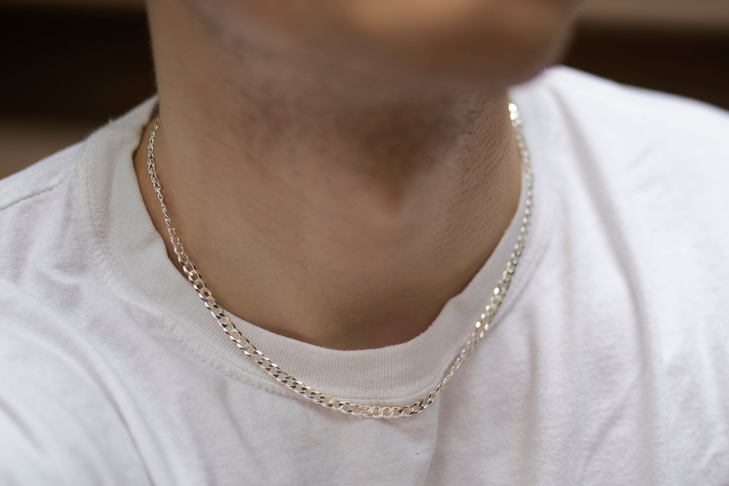 Cuban Sterling Silver Petite Necklace