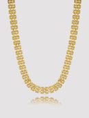 Broadway Watchband Gold Necklace