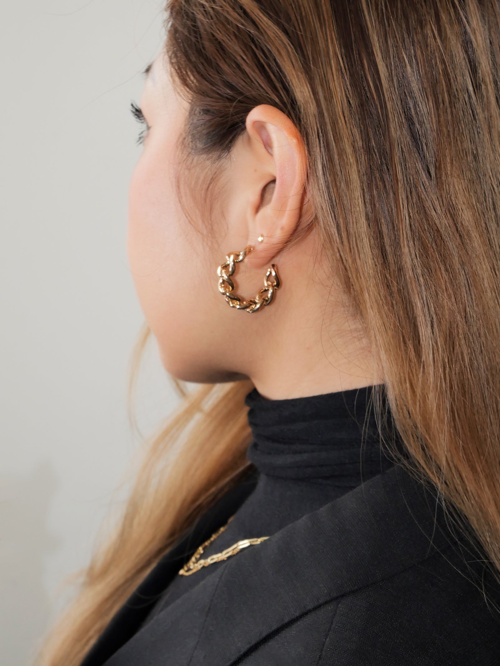 Chelsea Gold Twist Earrings miramira New York