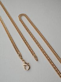 Soho Double Cuban Gold Petite Necklace