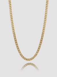 Soho Double Cuban Gold Petite Necklace