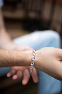 Cuban Sterling Silver Bold Bracelet