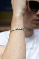 Cuban Sterling Silver Bold Bracelet