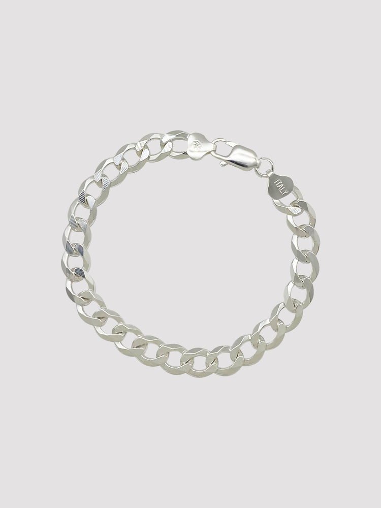 CUBAN STERLING SILVER BOLD BRACELET