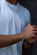 Hudson Figaro Silver Bold Bracelet