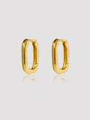 We know you got a busy Friday ahead of you, and you are looking to look flawless for work, errands, or sushi dinner. The Mini Lexington Hoops will elevate any style you choose to dress up. With a contemporary minimalist design, these oval-shaped earrings are perfect to wear alone or stacked. Available in both Gold and Silver colors.  Details:  18K Gold Plated on Silver  Made in Gold Vermeil  S 925 Sterling  L 1.5cm - W 1cm  About 2g/pair  Hypoallergenic. miramira New York
