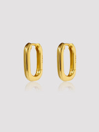 We know you got a busy Friday ahead of you, and you are looking to look flawless for work, errands, or sushi dinner. The Mini Lexington Hoops will elevate any style you choose to dress up. With a contemporary minimalist design, these oval-shaped earrings are perfect to wear alone or stacked. Available in both Gold and Silver colors.  Details:  18K Gold Plated on Silver  Made in Gold Vermeil  S 925 Sterling  L 1.5cm - W 1cm  About 2g/pair  Hypoallergenic. miramira New York