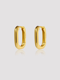 We know you got a busy Friday ahead of you, and you are looking to look flawless for work, errands, or sushi dinner. The Mini Lexington Hoops will elevate any style you choose to dress up. With a contemporary minimalist design, these oval-shaped earrings are perfect to wear alone or stacked. Available in both Gold and Silver colors.  Details:  18K Gold Plated on Silver  Made in Gold Vermeil  S 925 Sterling  L 1.5cm - W 1cm  About 2g/pair  Hypoallergenic. miramira New York