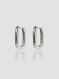 We know you got a busy Friday ahead of you, and you are looking to look flawless for work, errands, or sushi dinner. The Mini Lexington Hoops will elevate any style you choose to dress up. With a contemporary minimalist design, these oval-shaped earrings are perfect to wear alone or stacked. Available in both Gold and Silver colors.  Details:  18K Gold Plated on Silver  Made in Gold Vermeil  S 925 Sterling  L 1.5cm - W 1cm  About 2g/pair  Hypoallergenic. miramira New York