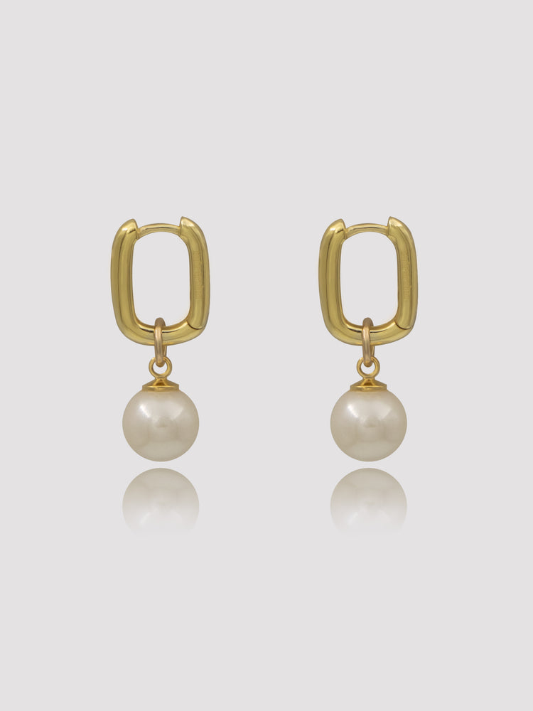 MINI LEXINGTON PEARL HOOPS