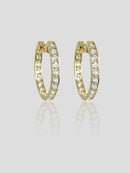 Plaza Mighty - 14K Solid Gold Hoops