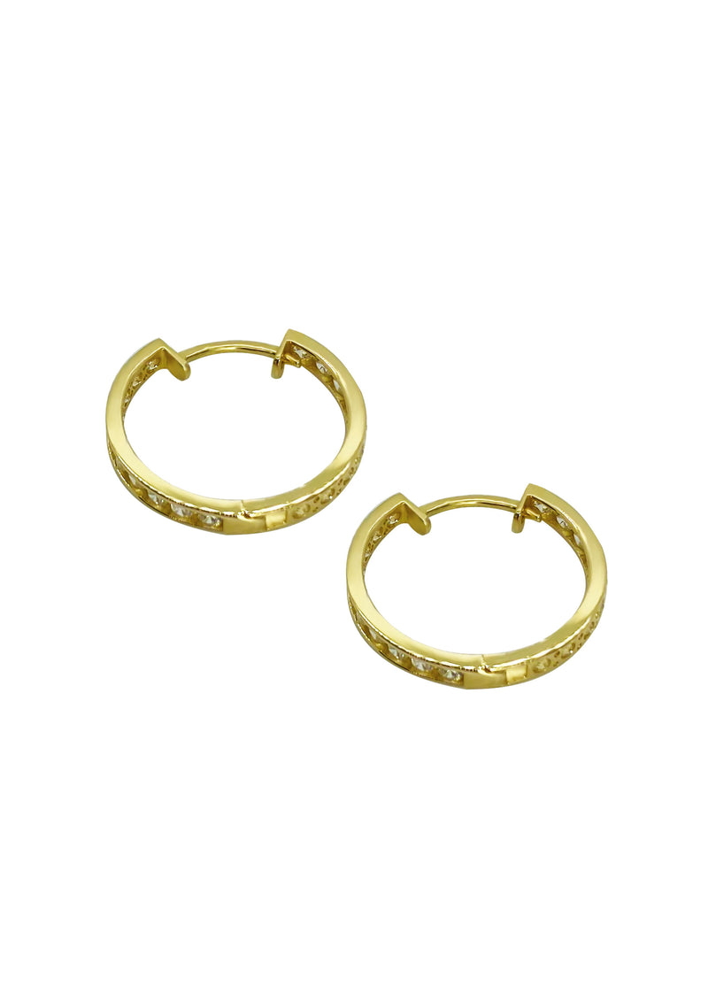 Plaza Mighty - 14K Solid Gold Hoops