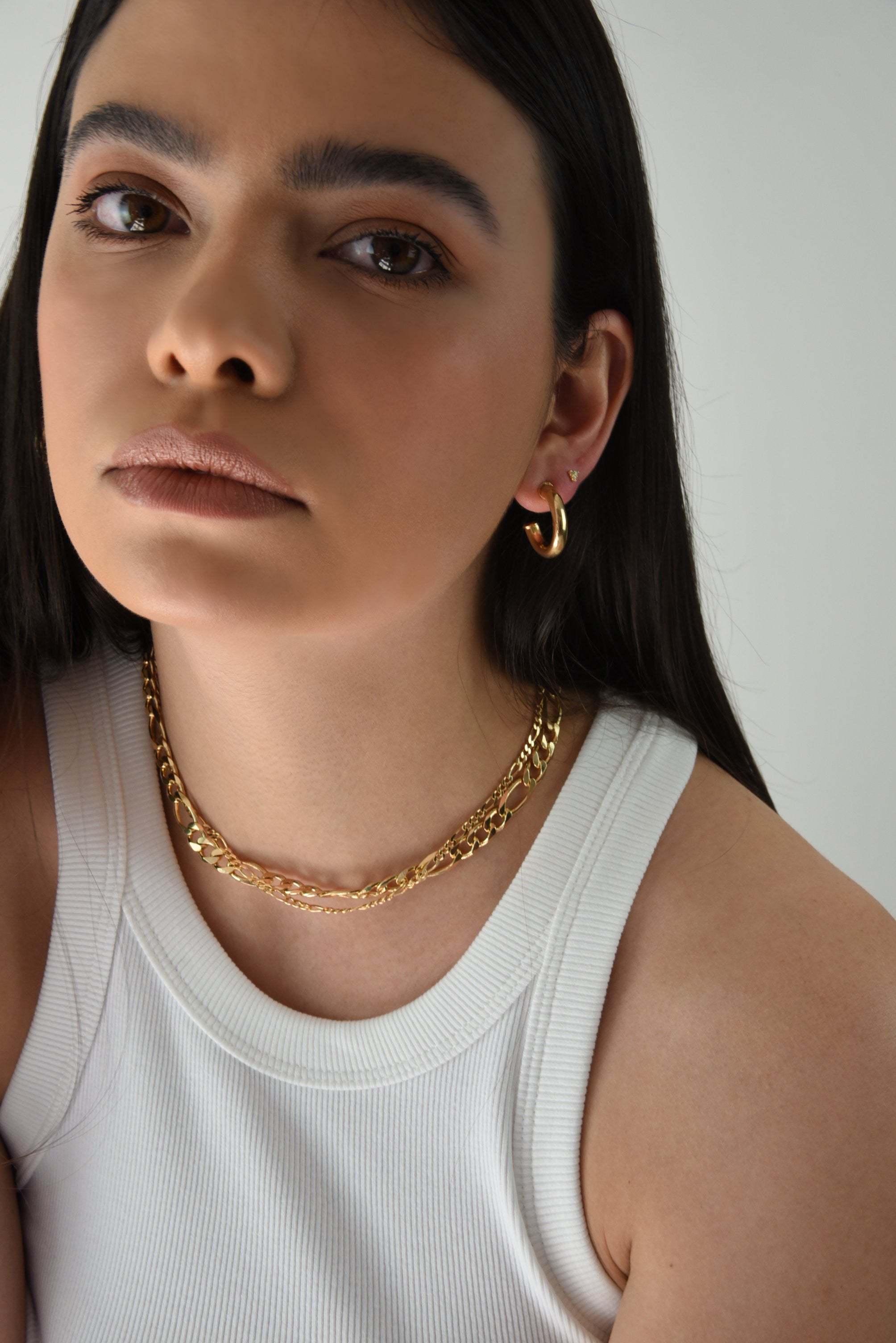 Rockefeller Gold Hoops