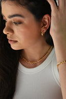 Rockefeller Gold Hoops