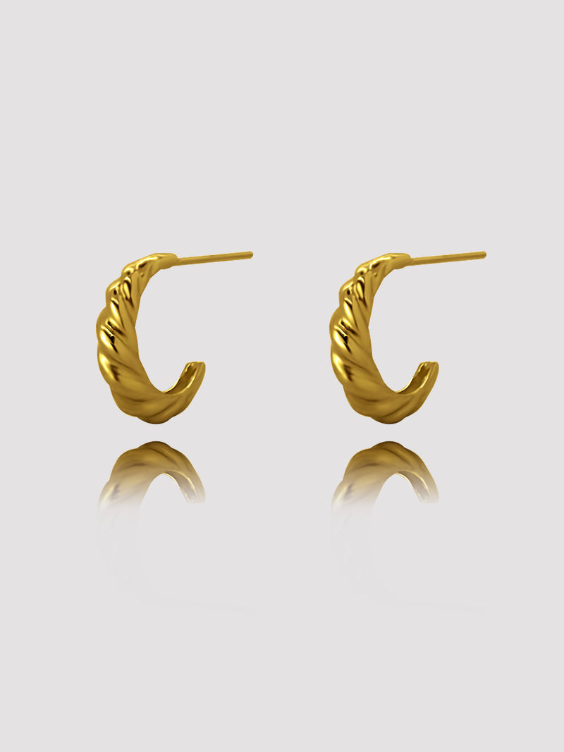 Trinity Gold & Silver Earrings