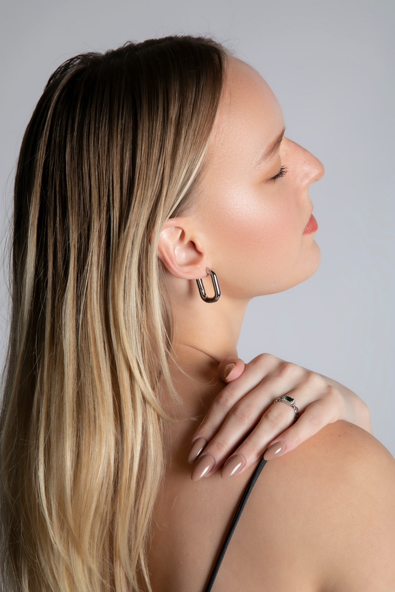 minimalist silver 18k gold plated hoops for every occasion 